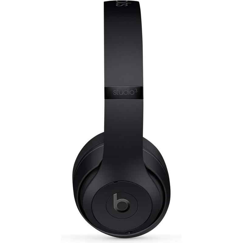 Beats Studio3 Wireless Noise Cancelling Over-Ear Headphones, Apple W1 Headphone Chip, Class 1 Bluetooth, 22 Hours of Listening Time, Built-In Microphone - Matte Black Audio Electronic
