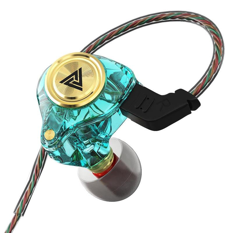 Portable Wired In-Ear Earphone, Wired Headphones with Mic, Hifi Subwoofer Noise Cancelling Earphones for Game Sports, 3D Stereo Sound Headphones for Gym & Sports & Game, Noise Cancelling Headphones