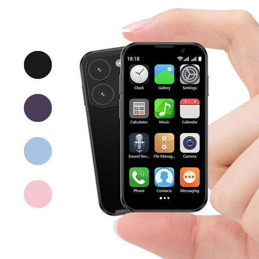 Mini Smart Phone, 3.0 Inch Dual SIM Smartphone, 3G Android 8.1 with 2GB RAM, 16GB Storage, Calling, GPS Bluetooth-Compatible Wifi Portable Micro Tiny Mobile Phone