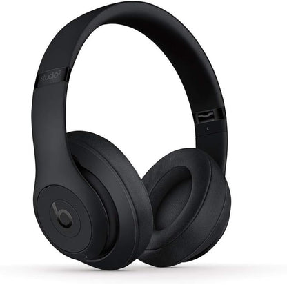Beats Studio3 Wireless Noise Cancelling Over-Ear Headphones, Apple W1 Headphone Chip, Class 1 Bluetooth, 22 Hours of Listening Time, Built-In Microphone - Matte Black Audio Electronic