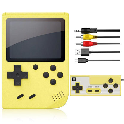Handheld Games Console Portable, Mini Retro Game Console with 500 Classical FC Games Support for Connecting TV & Two Players, 3.0-Inches Screen 1020Mah Rechargeable Battery, Gift for Kids